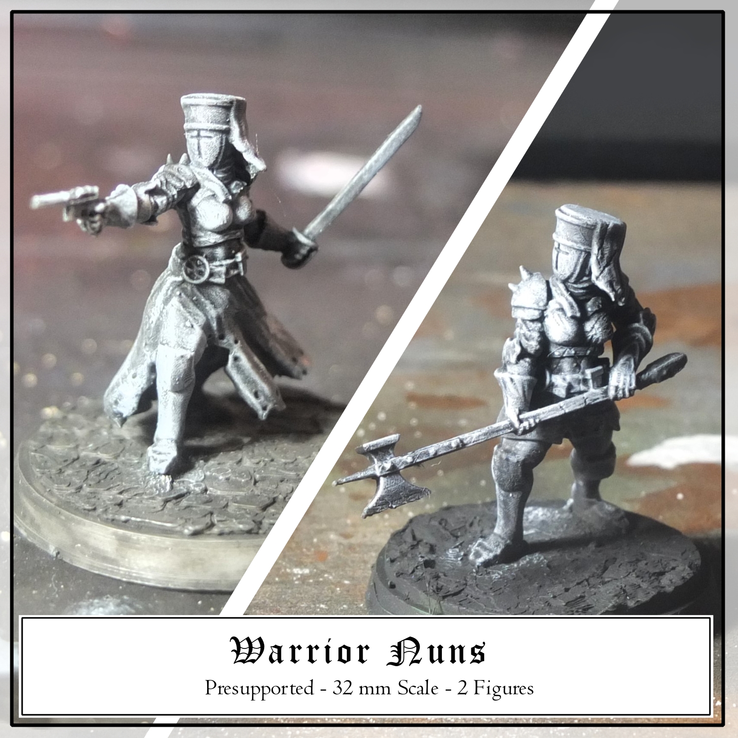 Warrior Nuns - 32 mm - two models
